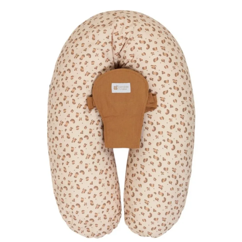 Coussin d'allaitement multirelax+ jersey léopard