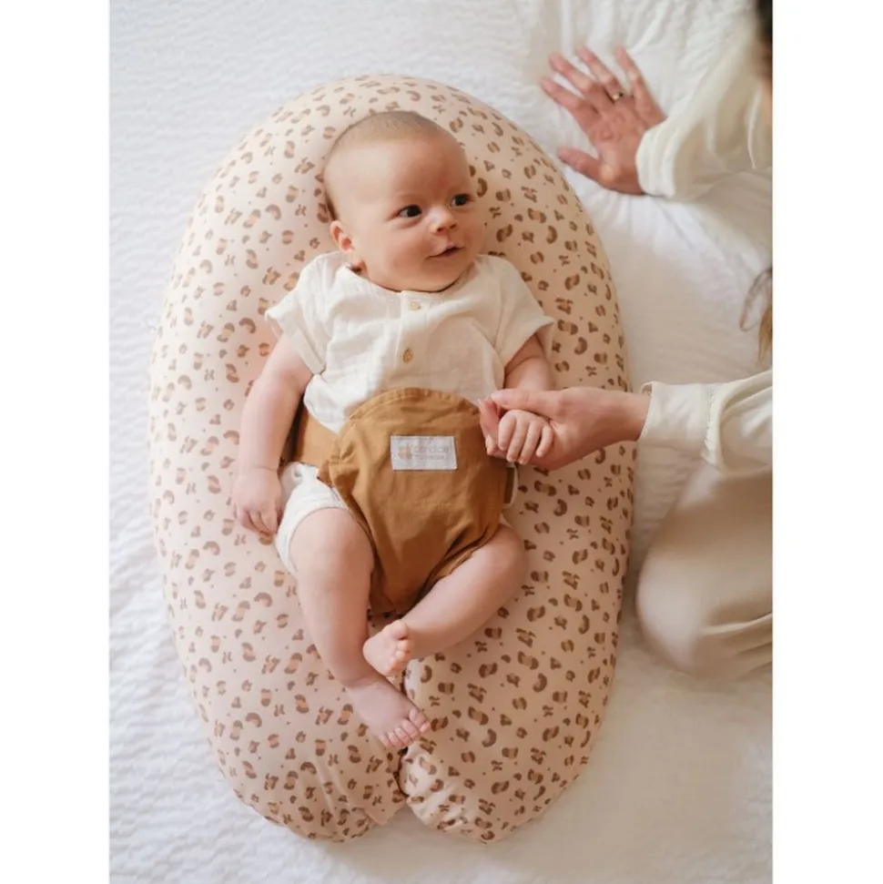 Coussin d'allaitement multirelax+ jersey léopard