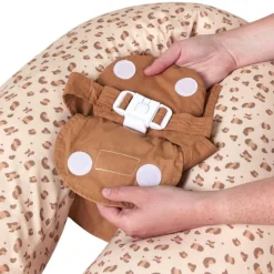 Coussin d'allaitement multirelax+ jersey léopard