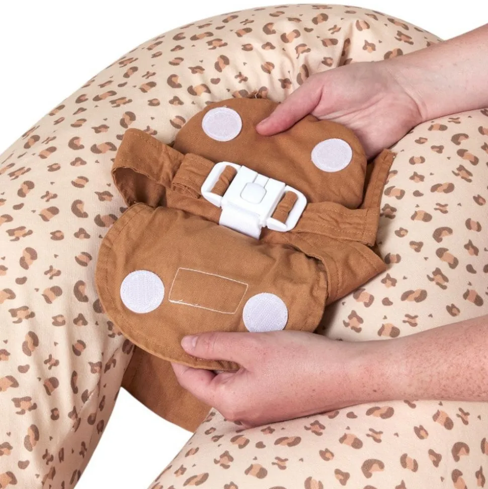 Coussin d'allaitement multirelax+ jersey léopard