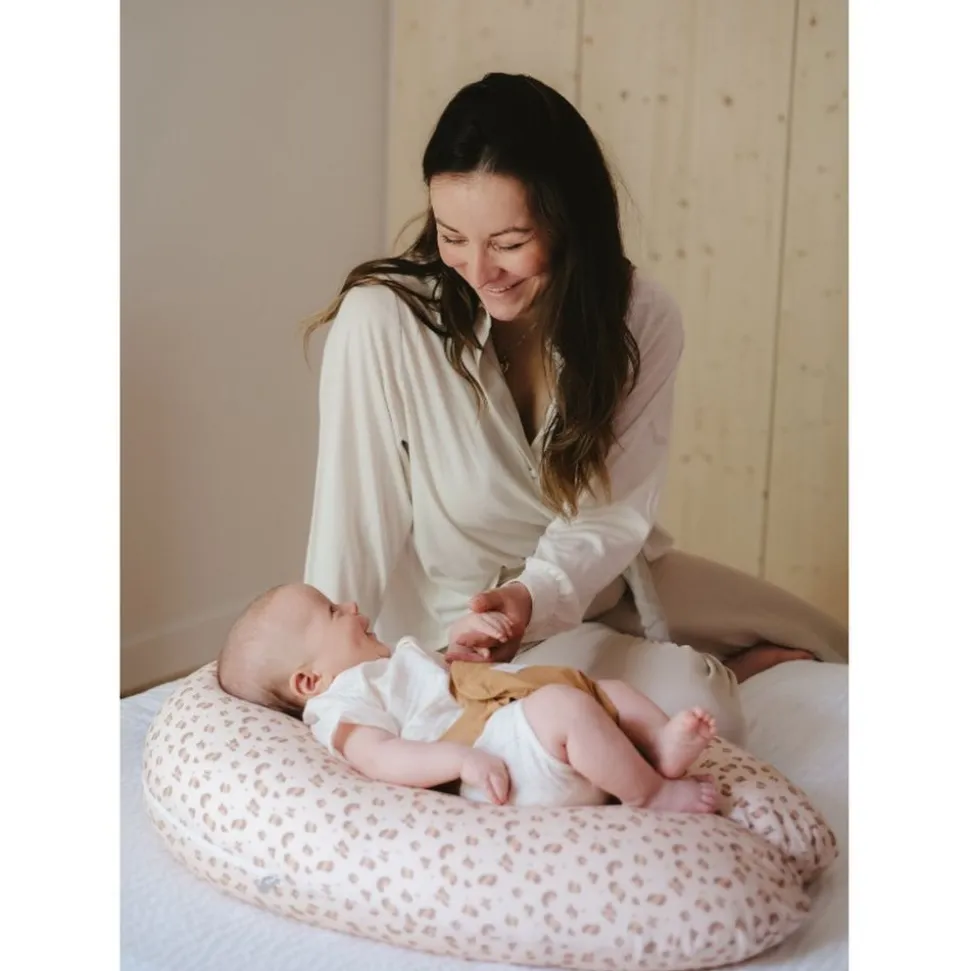 Coussin d'allaitement multirelax+ jersey léopard