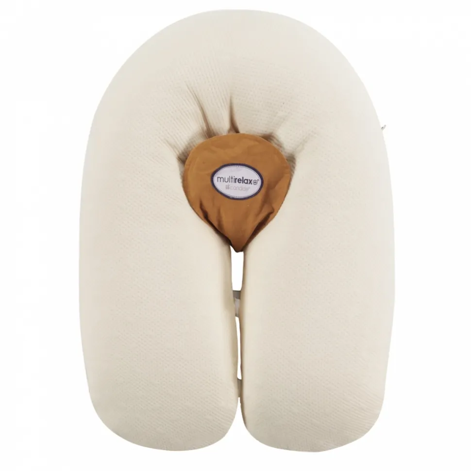 Coussin d'allaitement multirelax+ organic coton beige