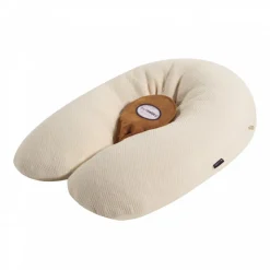 Coussin d'allaitement multirelax+ organic coton beige