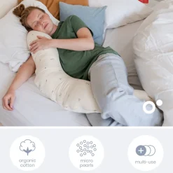 Coussin d'allaitement twisty 2 en 1 sweety cream