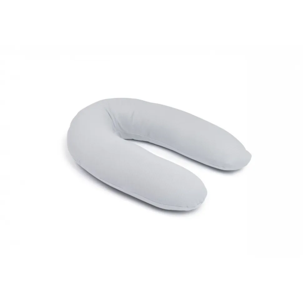 Coussin d'allaitement twisty 2 en 1 pearl grey