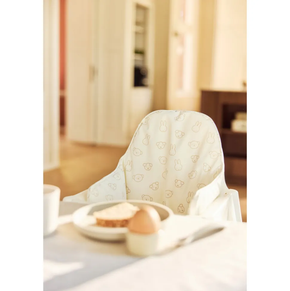 Coussin d’assise chaise bébé miffy and friends
