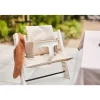 Coussin d’assise chaise haute bébé nougat