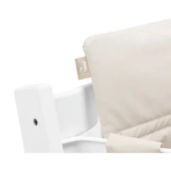 Coussin d’assise chaise haute bébé nougat