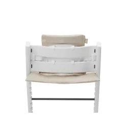 Coussin d’assise chaise haute bébé nougat
