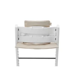 Coussin d’assise chaise haute bébé nougat