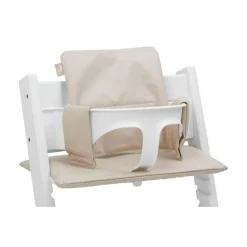 Coussin d’assise chaise haute bébé nougat