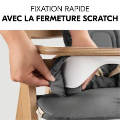 Coussin d'assise pour chaise haute dark grey
