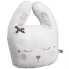 Coussin déco bébé lapin miss fleur de lune