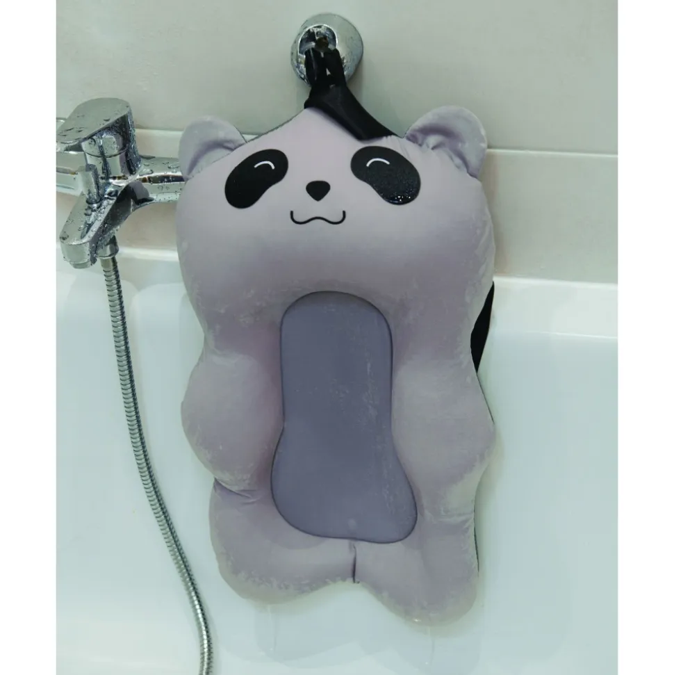 Coussin de bain panda gris