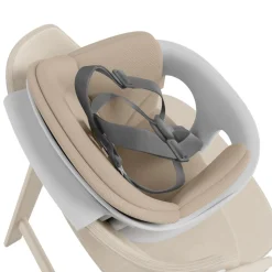Coussin de chaise haute click & fold almond beige