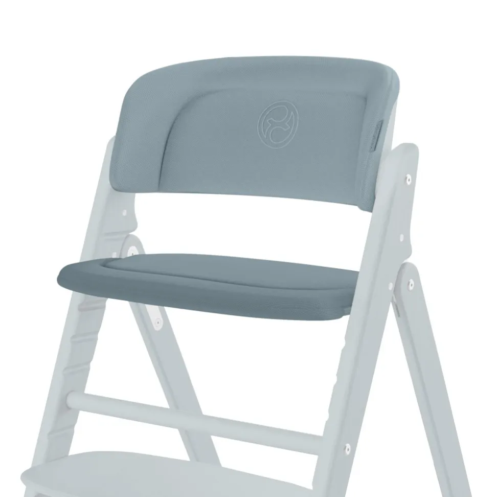 Coussin de chaise haute click & fold stone blue