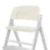 Coussin de chaise haute click & fold canvas white