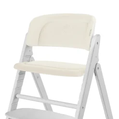 Coussin de chaise haute click & fold canvas white