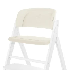 Coussin de chaise haute click & fold canvas white