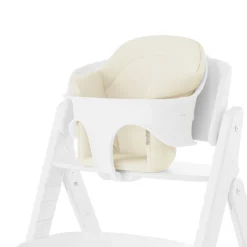 Coussin de chaise haute click & fold canvas white