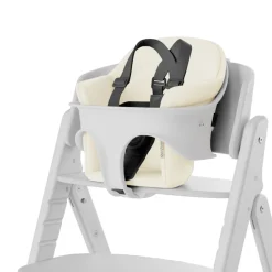 Coussin de chaise haute click & fold canvas white