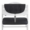 Coussin de chaise haute deluxe noir