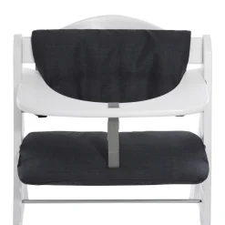 Coussin de chaise haute deluxe noir