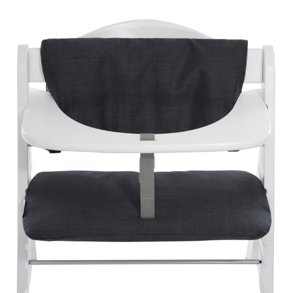 Coussin de chaise haute deluxe noir