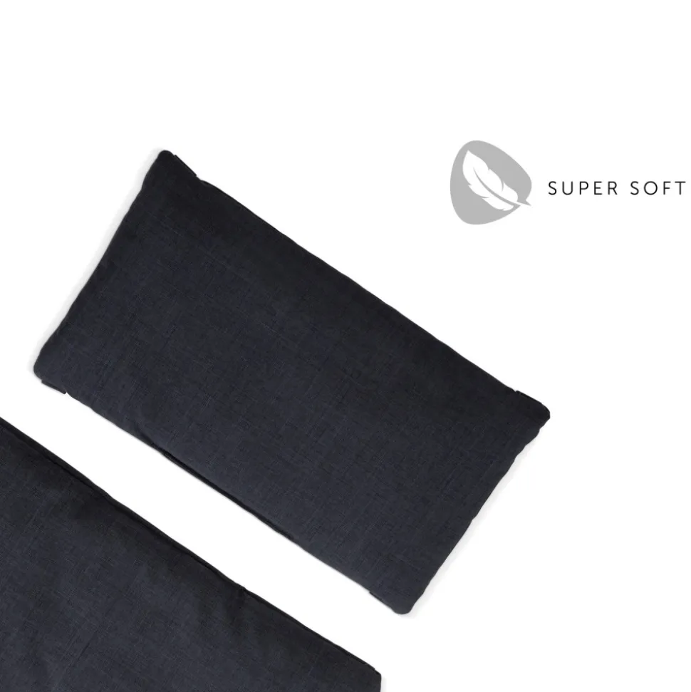 Coussin de chaise haute deluxe noir