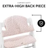 Coussin de chaise haute select jersey flowers rose