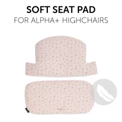 Coussin de chaise haute select jersey flowers rose