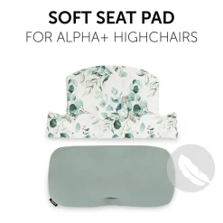 Coussin de chaise haute select jersey leaves mint