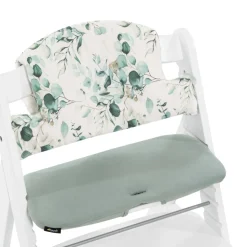 Coussin de chaise haute select jersey leaves mint