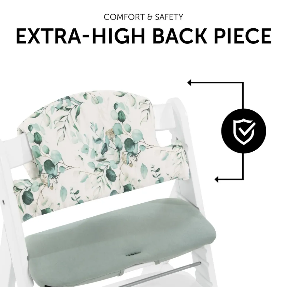 Coussin de chaise haute select jersey leaves mint