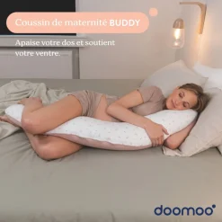Coussin de maternité buddy allaitement flower pink