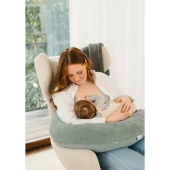 Coussin de maternité buddy allaitement corduroy green