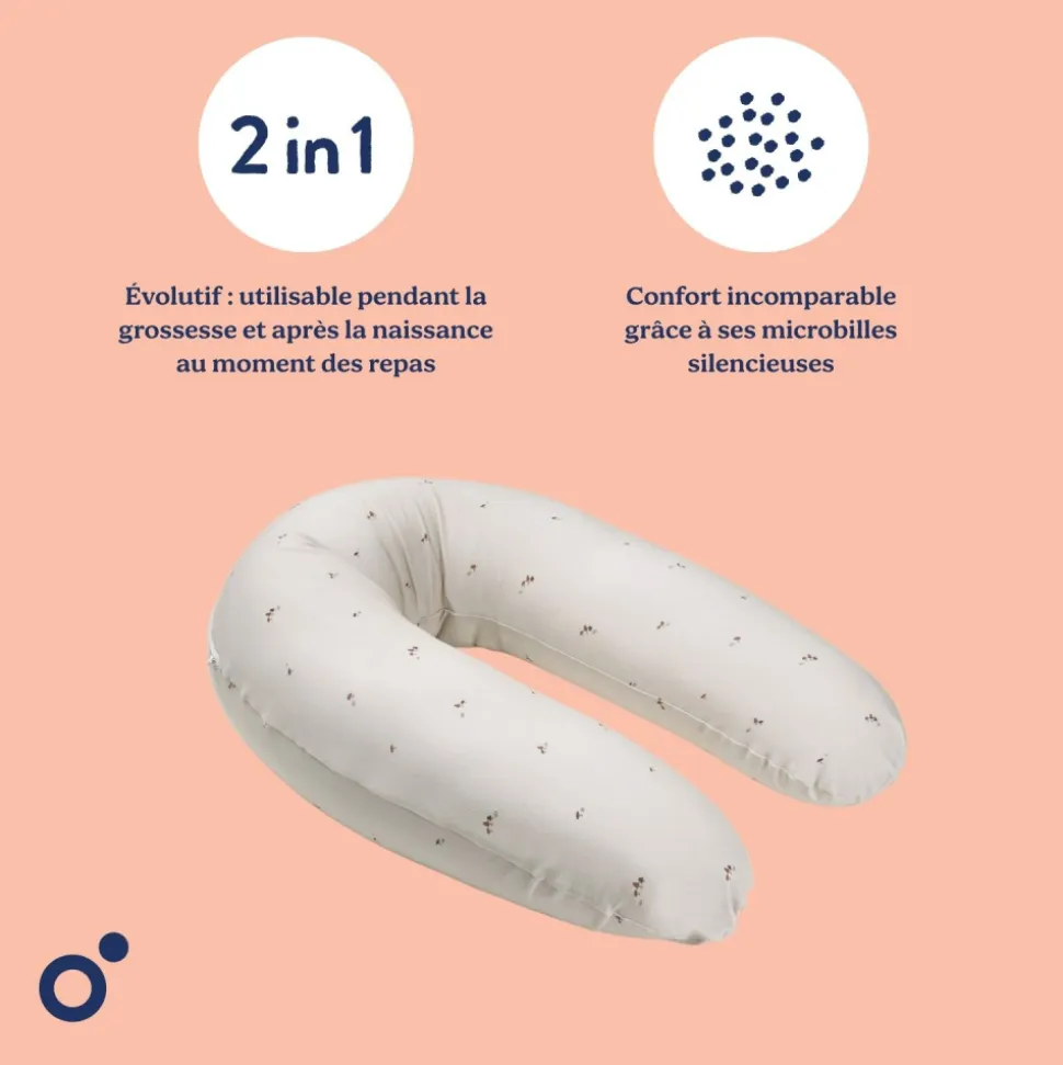 Coussin de maternité buddy allaitement mushrooms