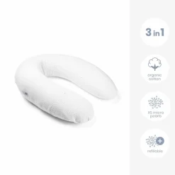 Coussin de maternité buddy allaitement silver dots