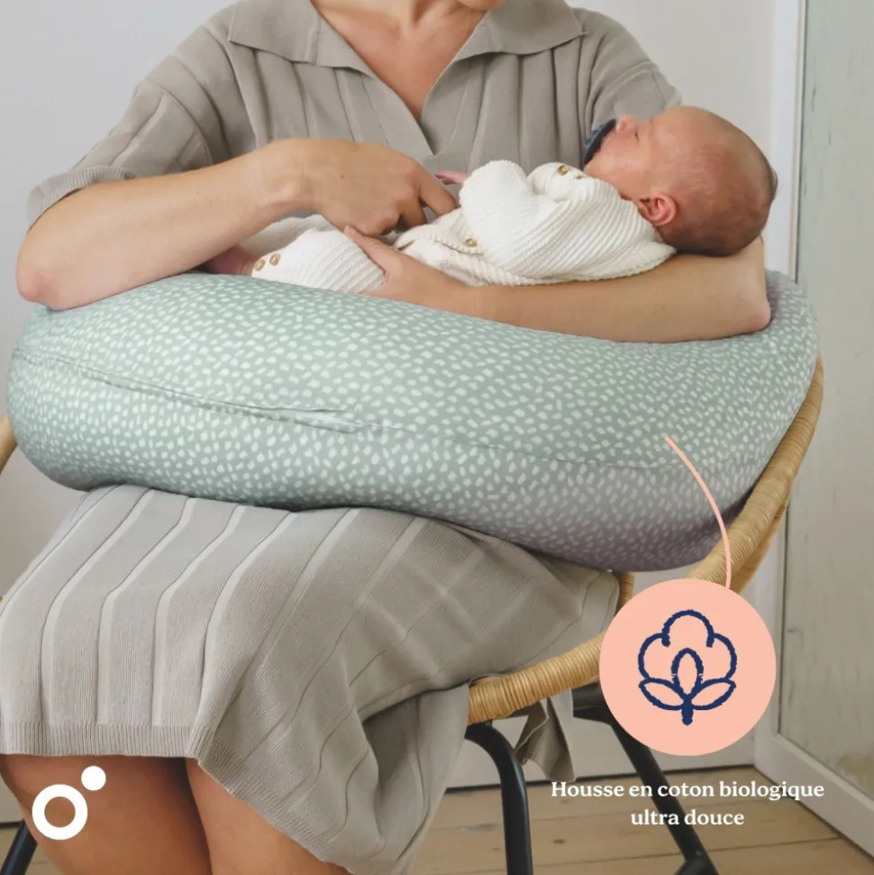 Coussin de maternité buddy allaitement cloudy kaki