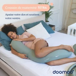 Coussin de maternité buddy allaitement leopard cream