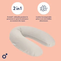 Coussin de maternité buddy allaitement tetra sand