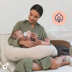 Coussin de maternité buddy allaitement tetra sand