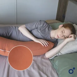 Coussin de maternité buddy allaitement tetra terracotta