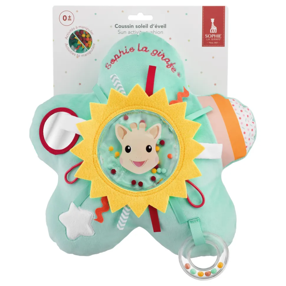 Coussin d'éveil soleil sophie la girafe
