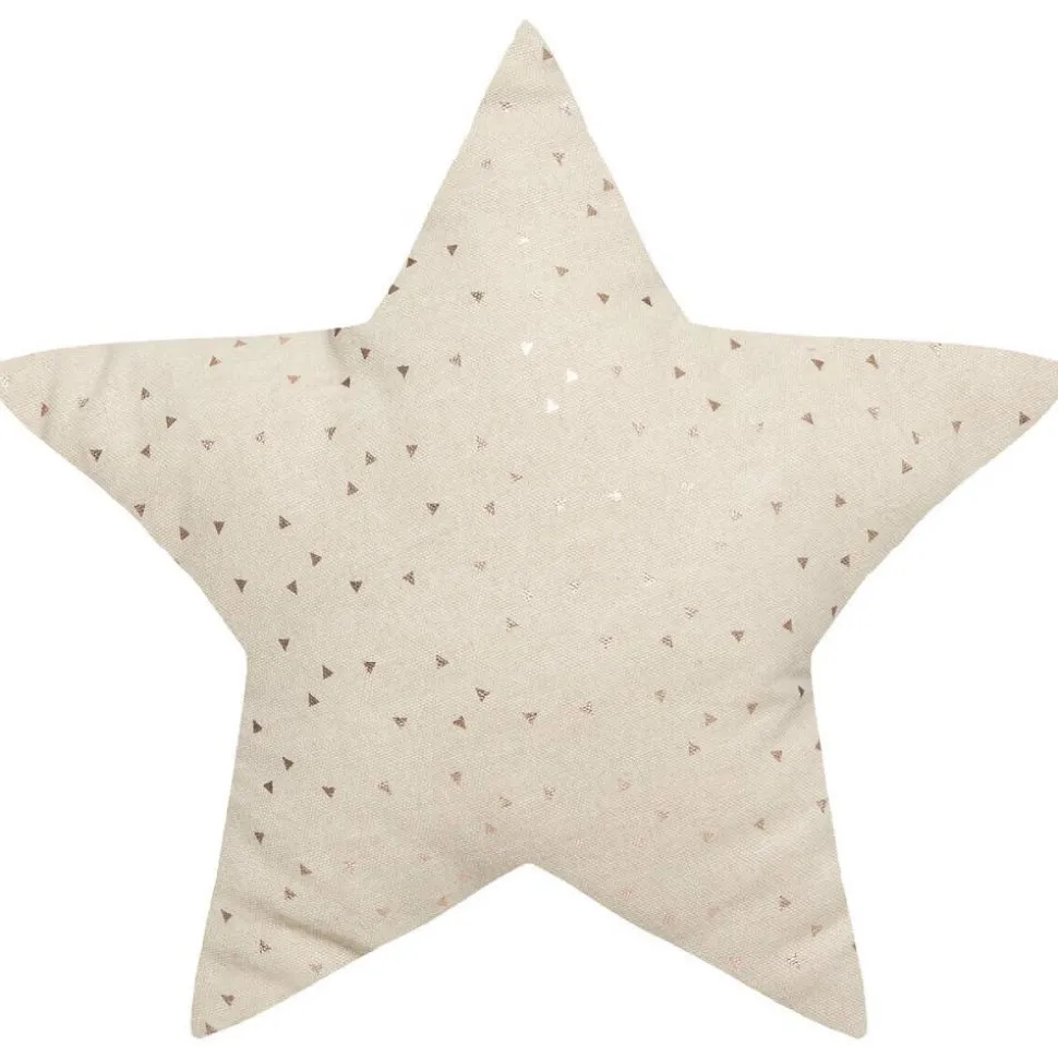 Coussin enfant oya étoile beige