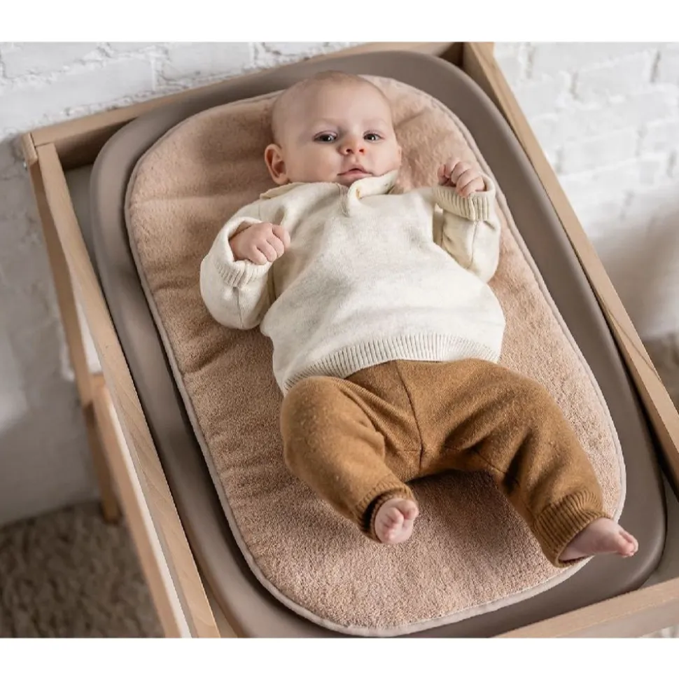 Coussin en éponge pour matelas à langer- beige