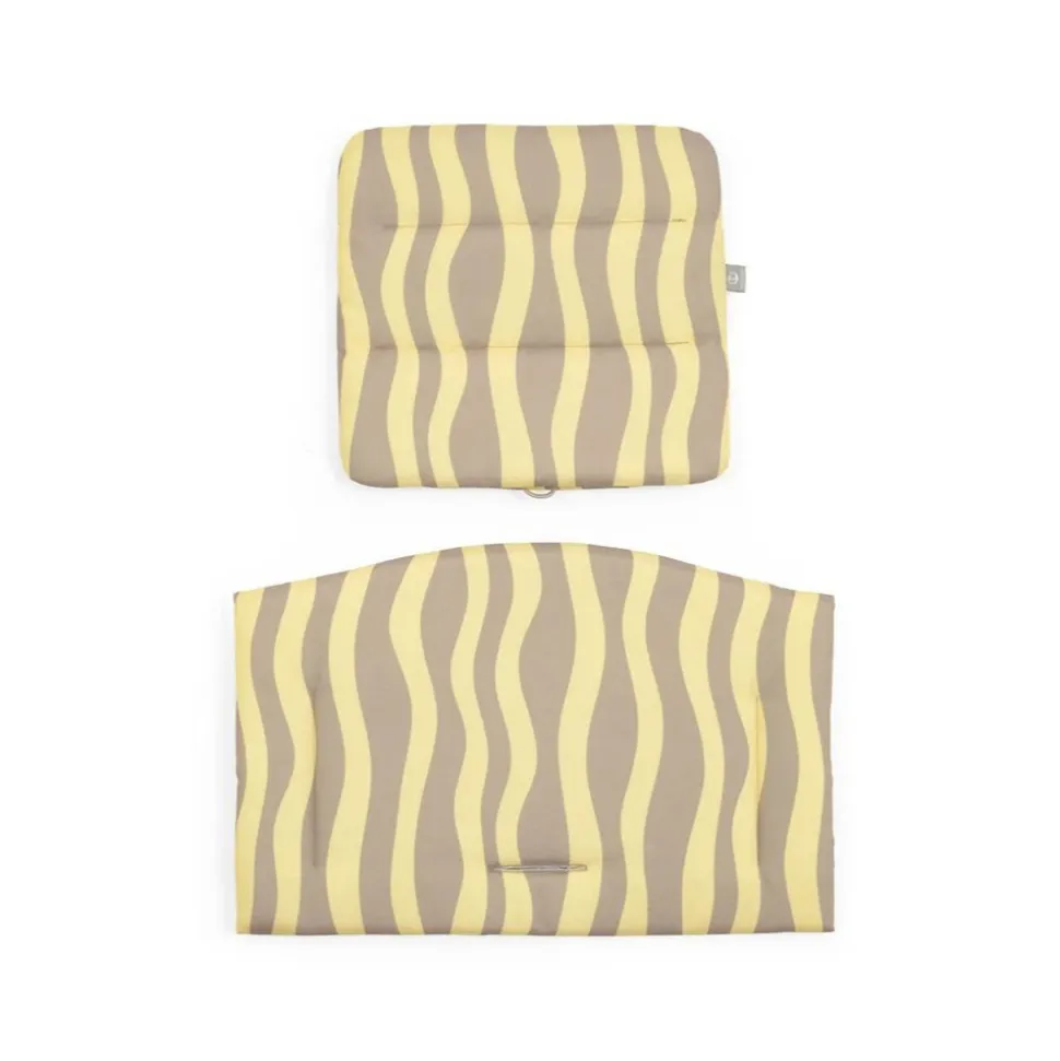 Coussin pour chaise haute tripp trapp jaune citronné