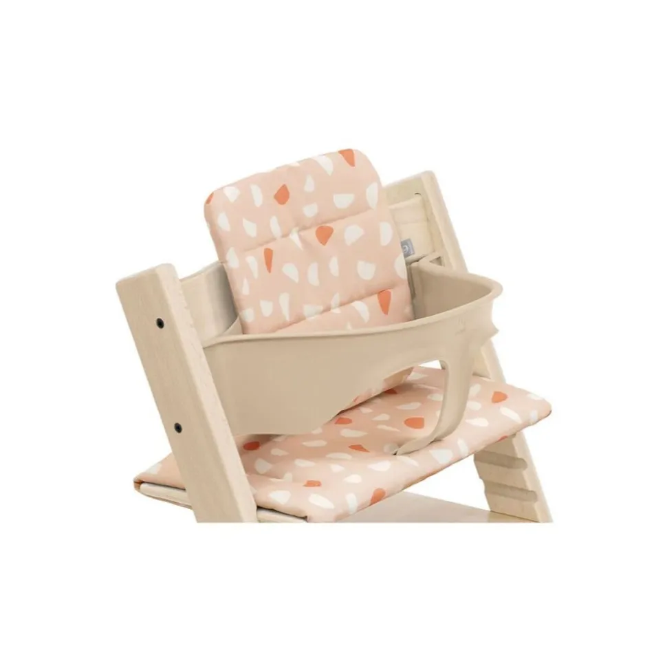 Coussin pour chaise haute tripp trapp rose bonbon