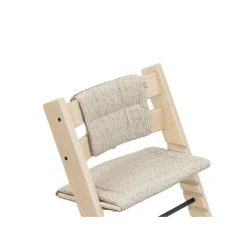 Coussin pour chaise haute tripp trapp beige boisé
