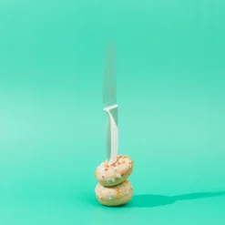 Couteau d'apprentissage menthe givrée